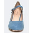 thumbnail image 2 of J. Adams Honey Heels for Adult Females - Denim Retro - 6, 2 of 4