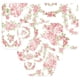 thumbnail image 4 of Juego de alfombrillas de baño, estampado de rosas, alfombrilla impermeable para asiento de inodoro, cortina de ducha para baño, resultados impresionantes, 4 of 9