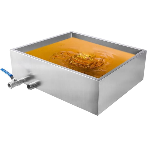 Marada Professional-Grade Maple Syrup Pan ,Industrial 304 Steel with Dual Ports & Control Valve