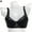 Black, variant on Bueautybox Women Lace Bra Padded Bralette Wirefree Deep V Plunge Push Up Bra, Comfortable Thin Mold B Cup