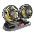 thumbnail image 2 of Chmadoxn Ventilateur Pliant pour Voiture avec Réglage Rotatif Ventilateur Créatif avec Télécommande Affichage de la Température Ventilateur Monté sur Voiture, 2 of 7
