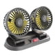 thumbnail image 2 of Ventilador plegable para coche con ajuste giratorio, creativo ventilador para coche, control remoto, pantalla de temperatura, ventilador para coche, ventilador montado en el coche, 2 of 7