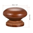 thumbnail image 2 of Round Pull Knob Handle 35mm Dia Cabinet Furniture Bedroom Drawer 10pcs, 2 of 4