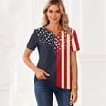 thumbnail image 4 of 250Th Anniversary USA Shirt for Celebrate 250th Anniversary of America Patriotic Veteran Tee America 250 Merchandise Short-Sleeved Top for Woman, 4 of 5