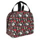 thumbnail image 2 of Easygdp Red Mushrooms Bolsa Térmica Premium - Tela Oxford Impermeable, Gran Capacidad, Bolsillo Frontal, Unisex para Trabajo, Escuela, Actividades al Aire Libre y Picnics, 2 of 8