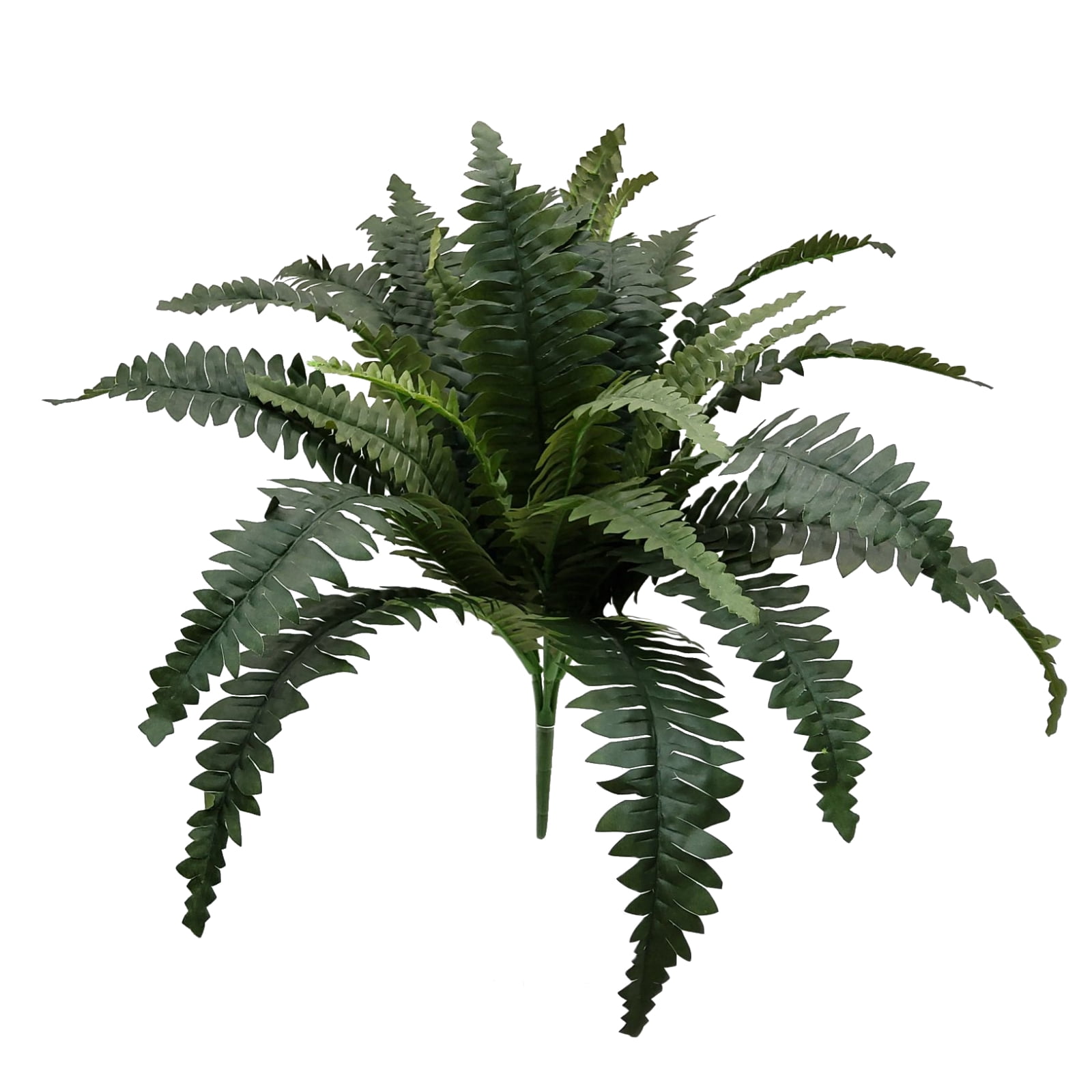 Mainstays 21" Height Artificial Plant, Fern Bush, Green Color.