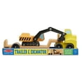 thumbnail image 4 of Melissa & Doug Trailer and Excavator Wooden Vehicles Set - 3 Pieces, 4 of 10