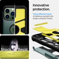 thumbnail image 3 of Funda para teléfono celular Spigen Tough Armor iPhone 13 Pro Green, 3 of 7