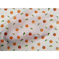thumbnail image 4 of oneOone Organic Cotton Voile Fabric Leaves & Orange Fruit Fabric Prints by Yard 42 Inch Wide, 4 of 4
