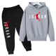 thumbnail image 3 of Conjuntos de chándal para niños, ropa para bebés, niños y niñas, trajes deportivos de moda, sudaderas con capucha y pantalones, chaqueta de marca, ropa para niños, 3 of 5
