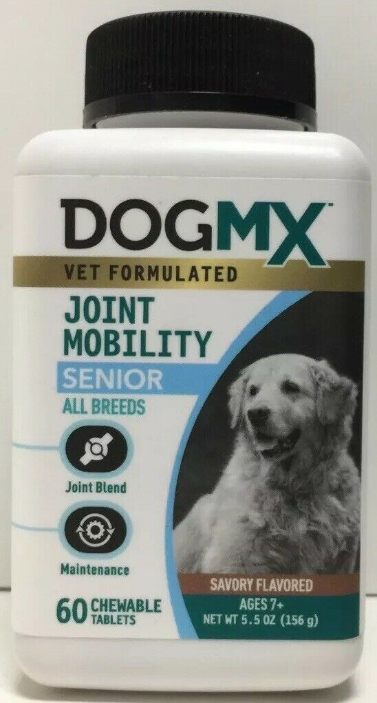 Dog MX Joint Mobility for Senior Savory Flavored 60 Chewable Tabs