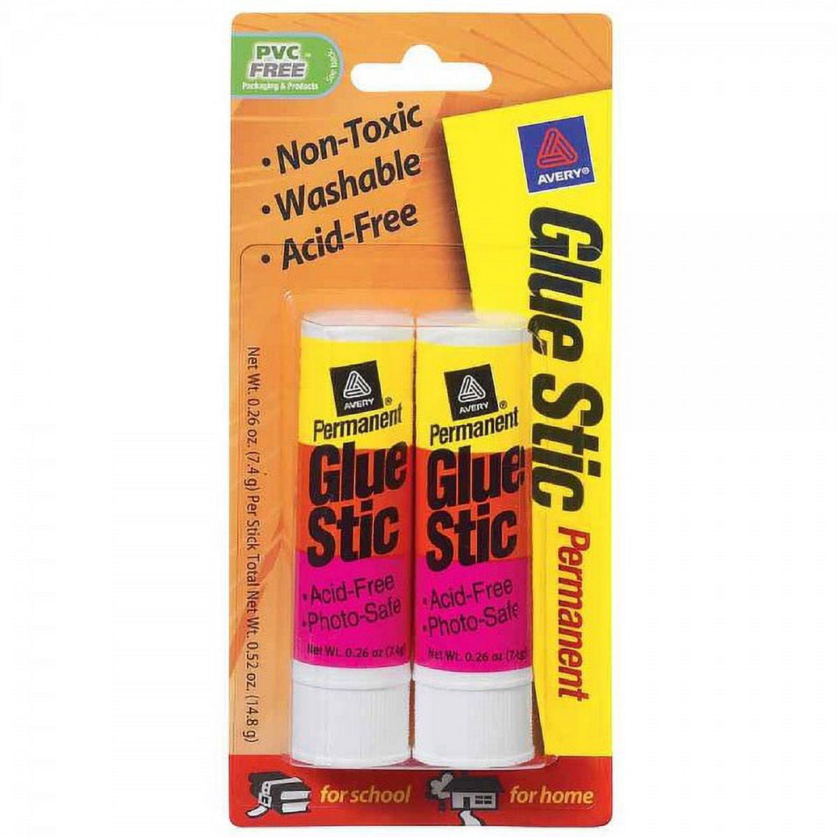 Avery Glue Stic Washable Nontoxic 0.26 oz (Pack of 20)