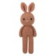 thumbnail image 3 of Conejo de ganchillo para bebé, lindo Animal de peluche hecho a mano, juguete calmante, E65D, 3 of 4