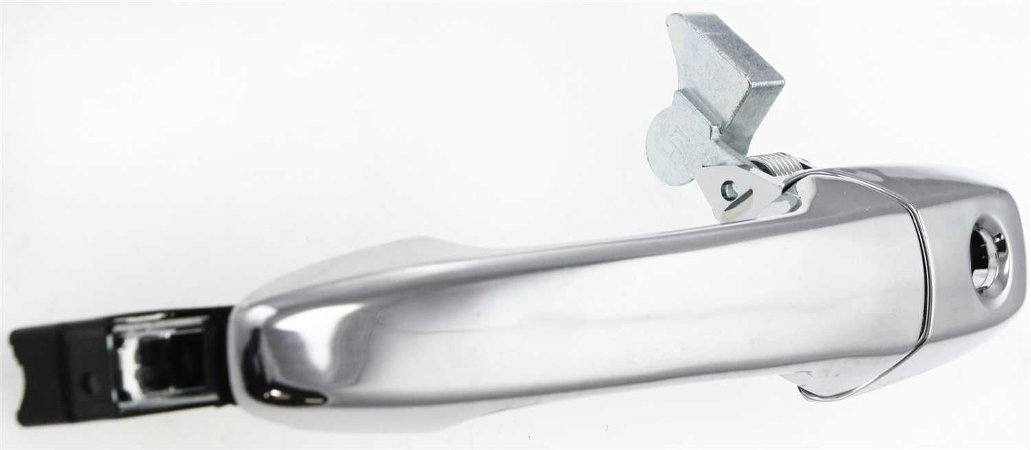 Replacement RBF462104C Exterior Door Handle Compatible with 2005-2014 Ford Mustang Front, Left Driver Chrome