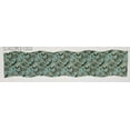thumbnail image 2 of Brown & Teal Paisley Table Runner by Penny's Needful Things (4 Feet Long - SCALLOPED), 2 of 3