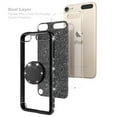 thumbnail image 6 of New Apple iPod Touch Case, Touch 7/6/5 Case,Glitter Cute Phone Case Women Girls with Kickstand, Bling Diamond Ring Stand Protective Clear iPod Touch 5th/6th Gen. - Black, 6 of 6