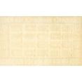 thumbnail image 1 of Ahgly Company Machine Washable Indoor Rectangle Traditional Khaki Gold Area Rugs, 6' x 9', 1 of 1