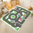 thumbnail image 3 of Dreammotif Kids City Map Traffic Rug, Traaffic Racer Mat, Traffic Car Road Map Rug, Kids Room Decor Mat, Kids Carpet,Kids Art Decor Gift, Kids Room Mat - Water Resistant, 3 of 8
