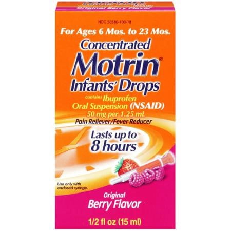 Infants' Motrin Concentrated Drops, Fever Reducer - Berry