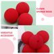 thumbnail image 2 of KAKOWELY 30 esponjas de espuma con forma de nariz de payaso rojo para Halloween, carnaval, fiesta, cosplay, decoraciones, accesorios de circo para adultos y niños, 50 mm, 2 of 5