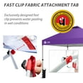 thumbnail image 5 of CROWN SHADES 10x10 Pop Up Canopy Tent with One Push Setup Easy Outdoor Sun Shade for Events, Parties, Camping Purple, 5 of 8
