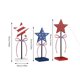 thumbnail image 3 of Independence Day Wooden Five Pointed Star Tabletop Standing Ornament Festive Party Decoration And Handcrafted Artwork, 3 of 7