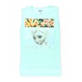 thumbnail image 2 of Disney Womens Elsa Roses Graphic T-Shirt, Green, Medium, 2 of 2