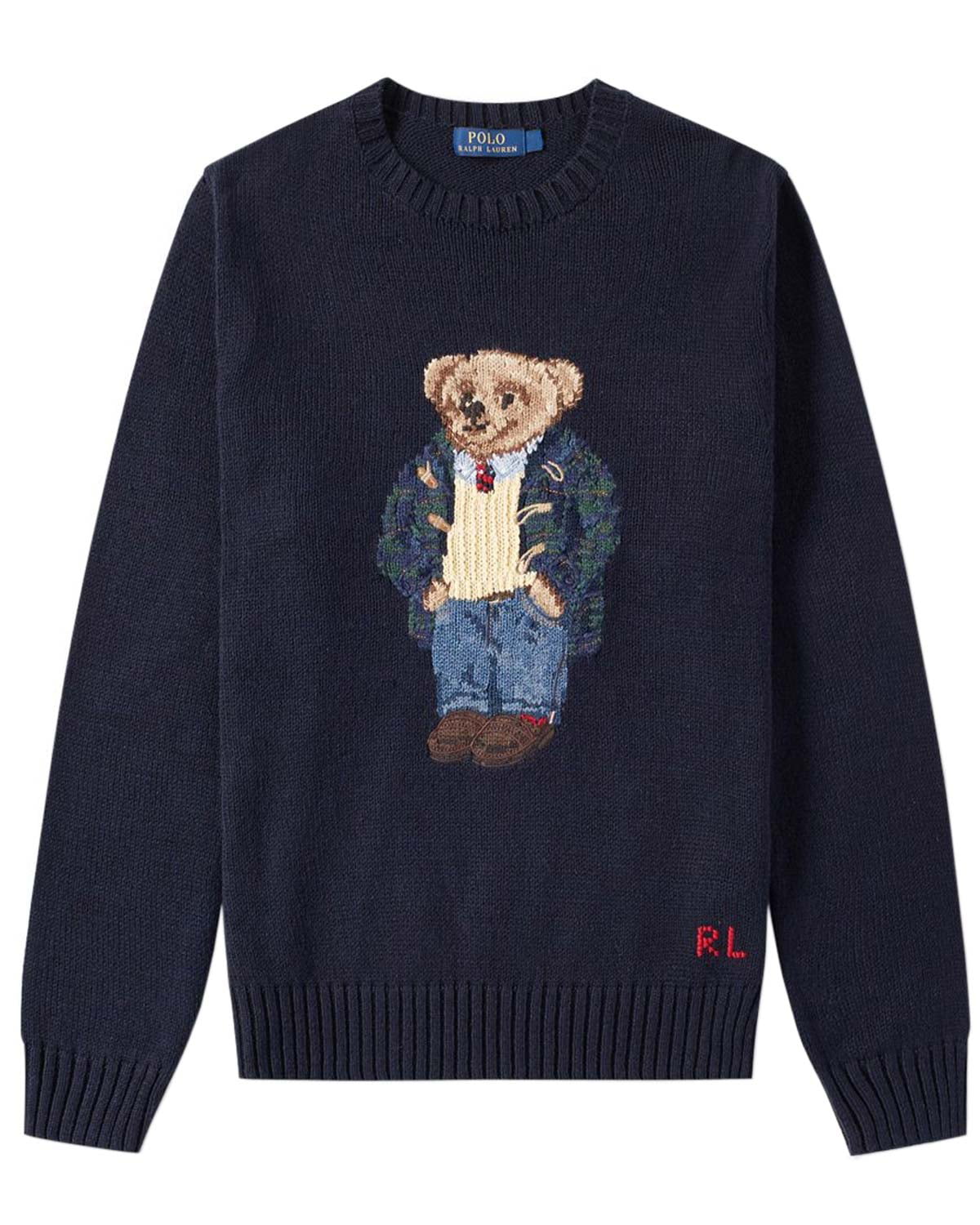 big and tall polo bear sweater