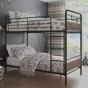 Better Homes & Gardens Anniston Twin Over Twin Bunk Bed, Metal Frame