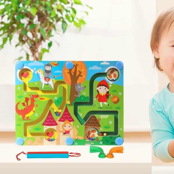 Laberinto puzzle Educación Rompecabezas Juguetes Laberinto Aprendizaje Juegos de Tablero de Laberinto para G Salvador Tablero de equilibrio laberinto