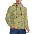thumbnail image 2 of Salouo Taco Pattern Men's Fall Hoodie Sweatshirt,Sport Hoodie with Pockets for Men Pullover Casual Hooded Sweatshirt-Medium, 2 of 7