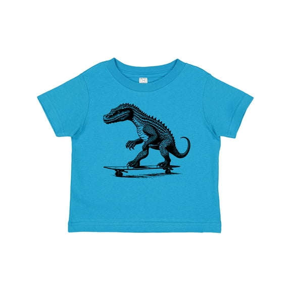 Inktastic Funny Alligator on Skateboard Boys Toddler T-Shirt