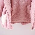 thumbnail image 6 of Kaemgyyd Baby Girls Fleece Jackets Cute Zip up Hoodies Sherpa Lined Coats Winter Fuzzy Newborn Toddler Outwear 1-6 Years, 6 of 7