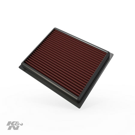 K&N Engine Air Filter: Washable, Replacement Filter: 2010-2019 Toyota/Lexus/Mitsubihi L3/L4, 33-2435