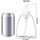 thumbnail image 2 of 5 Pack Clear Plastic Oval Foaming Soap Dispenser, Refillable Plastic Pump Bottles with Travel Lock for Hand Sanitizer, 2 of 5