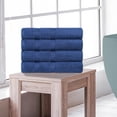 thumbnail image 2 of BNM Smart Dry 4 Piece Cotton Bath Towel Set, Navy Blue, 2 of 5