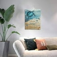 thumbnail image 5 of Sea Turtle Ocean Wall Art Inspirational Quotes Pictures Wall Decor Nautical Beach Canvas Painting Print Artwork Modern Home Decor Framed for Living room Bedroom Bathroom 12''''X16'''', 5 of 6