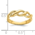thumbnail image 4 of 14k Freeform Knot Ring K3867, 4 of 6