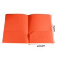 thumbnail image 6 of Guiexla Plastic Folder with 2 Pockets Business Card Slot Heavy Duty School Examination Paper Office Document Letter Size Paper Organizer Students Supplies, 6 of 8