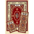 thumbnail image 1 of Achim X470-372-R - Ensemble de Tapis Capri 3 Pcs - Savonnerie - Rouge, 1 of 1