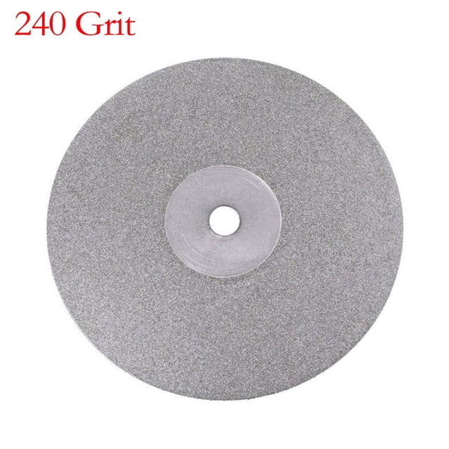 4\" 100mm Coated Flat Lap Wheel Jewelry Polish Grinding Disc 80~3000Grit