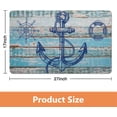thumbnail image 5 of Nutksea Anchor Bath Mat, Retro Nautical Anchor Washable Bathroom Rugs Non Slip Bath Mat for Tub 27" X 17", 5 of 5