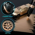 thumbnail image 2 of Copper Liquid Chrome Marker Set: 5pcs Oil- based Liquid Chrome Paint Pen, Permanent Reflective Chrome Touch Up Markers for Model Metal Plastic Glass Ceramic Cars Repair Tire DIY Art Craft(1-3mm), 2 of 7