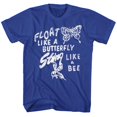 thumbnail image 1 of Muhammad Ali Icons Float Like Butterfly Adult Short Sleeve T Shirt, 1 of 1