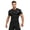 Black, variant on Men's Compression T-Shirt, Moisture Wicking Breathable Short Sleeve Tee for Gym Fitness Workout, High Elastic Athletic Tights Top, Dry Fit Sport Baselayer Rash Guard Running Undershirt