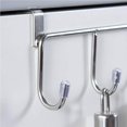 thumbnail image 1 of Baohd Cintre de Porte d'Armoire en Acier Inoxydable avec 6 Crochets Sans Perçage Type Arrière Droit Cintre de Rangement pour Manteaux et Chapeaux, 1 of 8