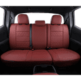 thumbnail image 2 of EKR Custom Fit Chevy Silverado Car Seat Covers for 2014-2018 Silverado 1500 Double/Crew Cab,2015-2019 Silverado 2500/3500 Double/Crew Cab - Full Set,Leather Auto Seat Cushions(Burgundy), 2 of 6