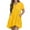 Yellow, variant on Slim Fit Color Block V-Neck Dress with Side Pockets - Modern Casual Dress for Office Wear, Dinner Dates, or Evening Events,Fluorescent Green L