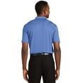 thumbnail image 2 of SPORT-TEK Men's Dri Mesh Polo with Tipped Collar and Piping 4XL Blueberry/Navy, 2 of 2