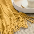 thumbnail image 6 of Mlkoz Bed blanket Clearance, Blanket Soft Knitted Blanket Fringed Blanket Sofa Blanket Sleeping Blanket 176x127cm, Women Gifts, 6 of 6